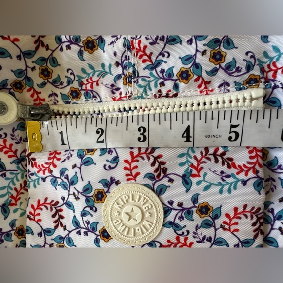 Kipling White and Blue Floral Crossbody Bag - Picture 11 of 11